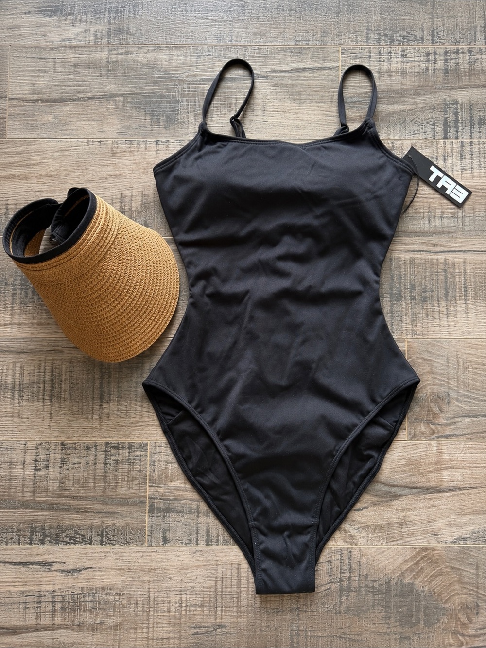 TA3 Lacey One-Piece Swimsuit Black XS Regular NWT